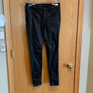 American Eagle Faux Leather Jeggings